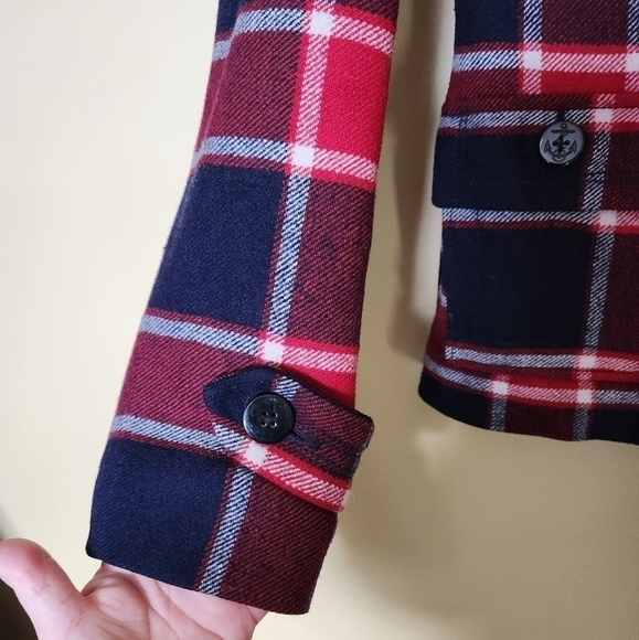 AMERICAN Eagle Double Breasted Wool Jacket Size Medium - Picture 3 of 15